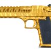 Magnum Research Desert Eagle .50 A.E. Mark XIX Titanium Gold with Tiger Stripes